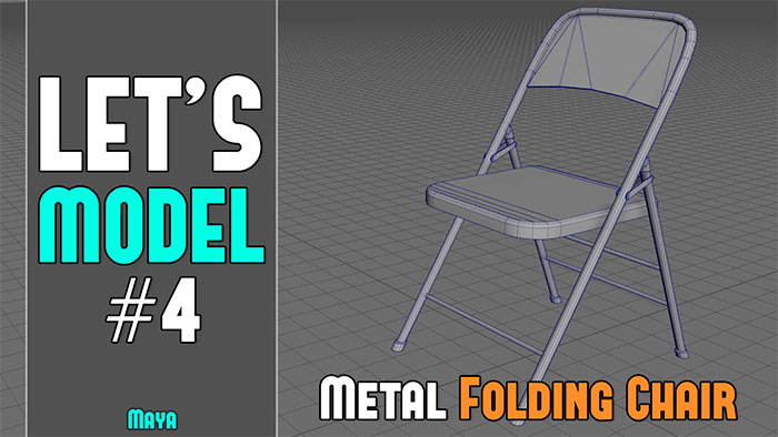 Let's Model #4: Metal Folding Chair Prop