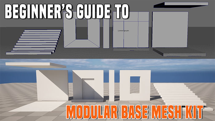 Beginner's Guide to Your First Modular Base Mesh Kit for Environment Design Interiors and Exteriors