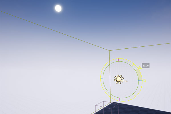 Changing the angle of Directional Light