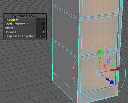 Creating high-poly file cabinet
