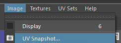 Saving UV Snapshot from Maya LT/Maya UV Editor
