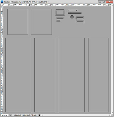 UV snapshot wireframe