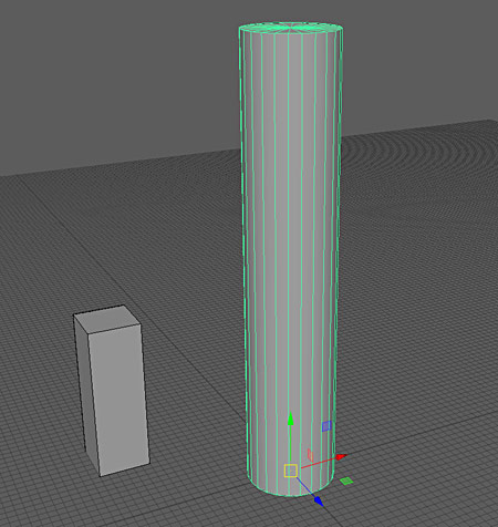 Cylindrical base mesh