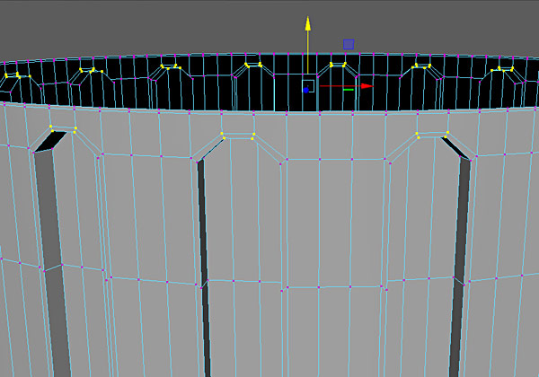Adjusting geometry for indents