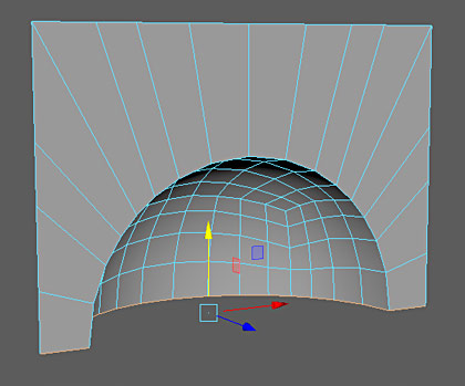 Extruding bottom edges