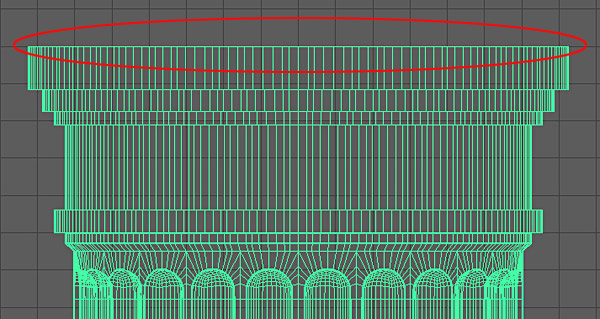 Align top edges to the grid