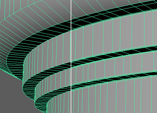 Inserting support edge loops