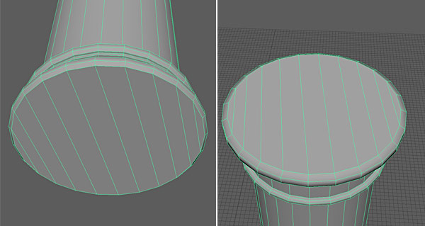 Append to Poly tool for bottom and top