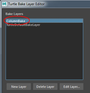 Setting up Bake Layers