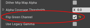 Flip Normal Map's Green Channel
