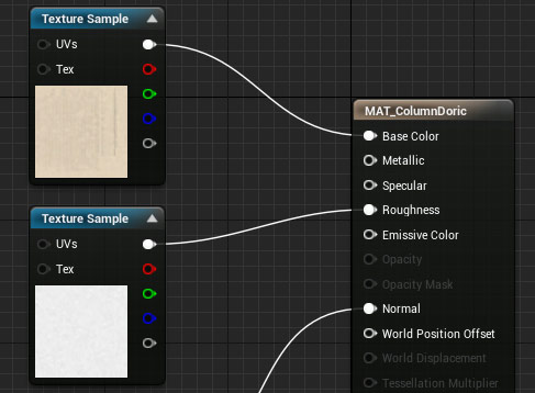 Using Albedo and Roughness in Material Editor