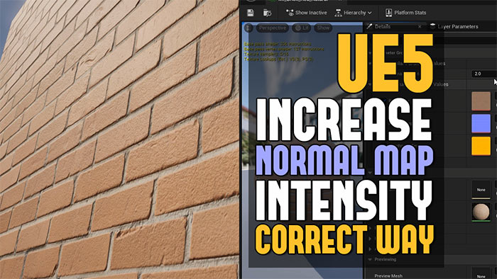 UE5: How to Adjust Normal Map Intensity the Correct Way - 2 Effective Methods